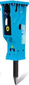 Hydraulic breaker - SAGA 510 - MSB corporation - for heavy-duty ...