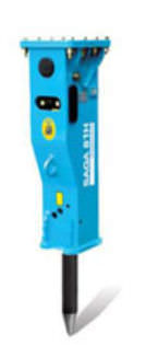 Hydraulic rock breaker - SAGA 81 - MSB corporation
