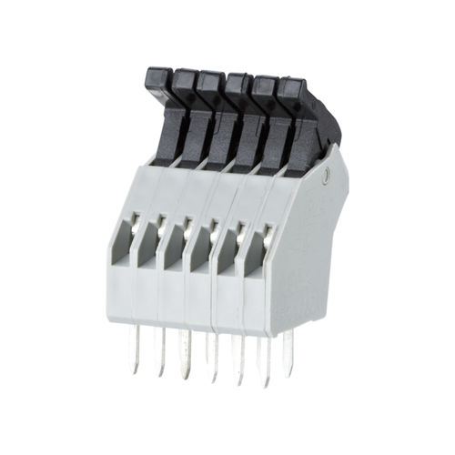 Printed circuit board terminal block - ST041xxDDNN AST041 - METZ CONNECT - spring / gray / multipole