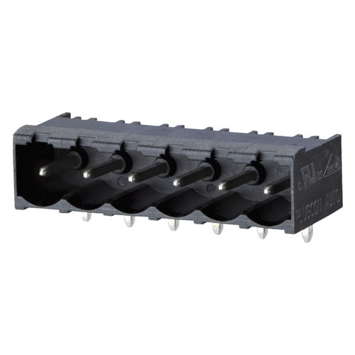 Female pin header - PR066xxHBBN - METZ CONNECT - single-row / right-angle / 5.08 mm (0.200")