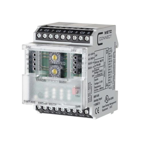 Analog IO module - BMT-AI8 BACnet MS/TP - METZ CONNECT - 8 inputs / BACnet / configurable