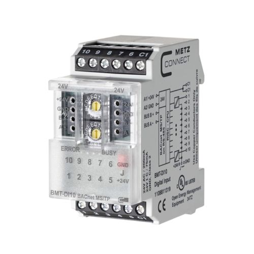 Digital I/O module - BMT-DI10 BACnet MS/TP - METZ CONNECT - BACnet / 10-I / DIN rail