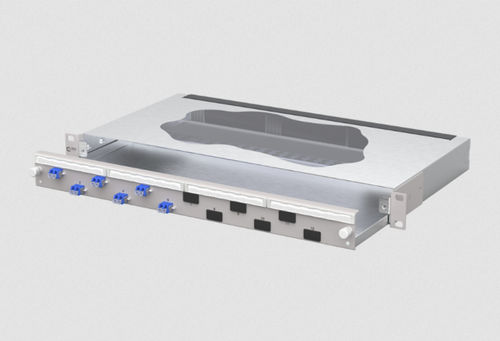 19" patch panel - OpDAT slide2 BO - METZ CONNECT - 1U / fiber optics / LC type