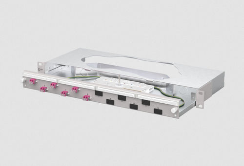 OM4 patch panel - OpDAT slide&sup2; K - METZ CONNECT - 19" / LC type / 1U