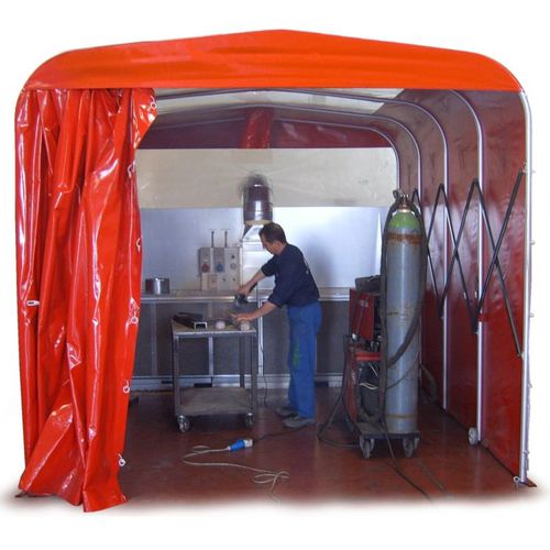 Mobile fume extractor - BOXA - AERSERVICE EQUIPMENTS SRL - welding / grinding / activated carbon filter