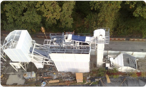 移动式混凝土配料装置