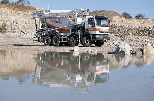 Truck-mixer concrete pump - 73 m³/h, max. 24 m | TWINSTAR 3Z24 - SERMAC S.p.A.