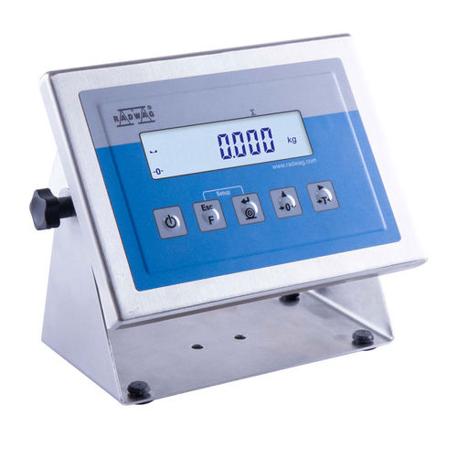 LCD display weighing terminal - PUE H315 - RADWAG - wall-mount / waterproof / IP67