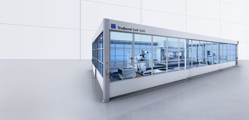 Robotic bending cell - TruBend Cell 5000 series - TRUMPF machines & systems - measurement / gripping