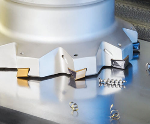 Interlocked side milling cutter - HT series - ISCAR Tools - insert / face / finishing