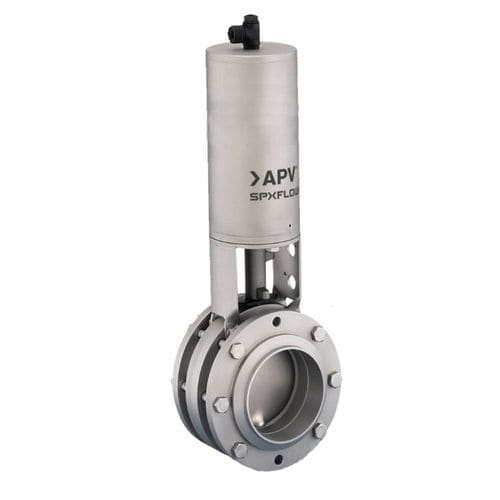 Stop valve - SV / SVS - APV - butterfly / manual / pneumatically-operated
