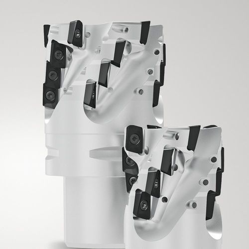 Shell-end milling cutter - Helical Turbo 10 series - SECO TOOLS - insert / profiling / high-performance