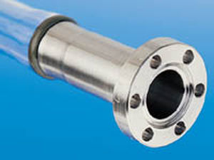 Pipe hydraulic adapter - 4 7/8 - 8 3/8" | 7740 Pyrex®  - MDC vacuum products - flange / stainless steel