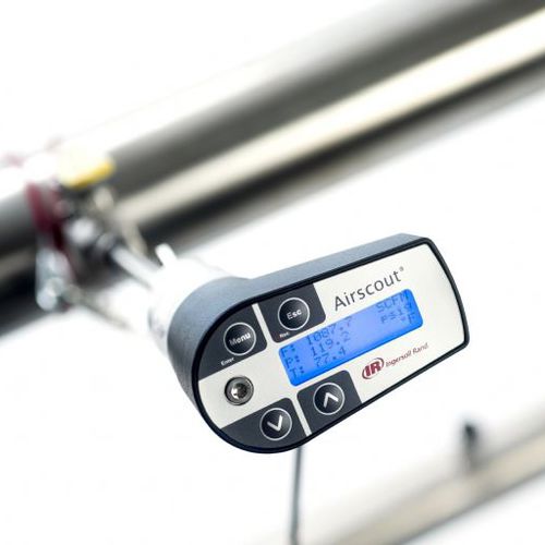 Ultrasonic flow meter - Airscout® - INGERSOLL RAND - mass / for compressed air / in-line