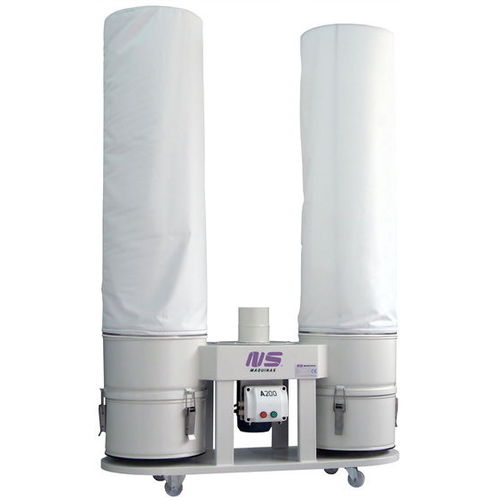 Industrial dust extractor - A series - NS Máquinas Industriais - dry / dust / electric