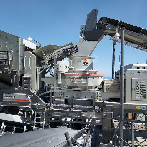 Vertical-shaft impact crushing plant - KV8522-2X - Henan LIMING Heavy Industry Science and Technology - mobile / for mineral material / high-capacity