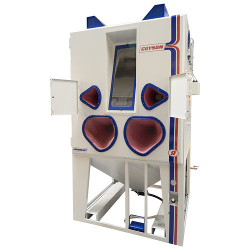 Pressure blast cabinet - Euroblast 9 - GUYSON - manual / with turntable / for aerospace applications