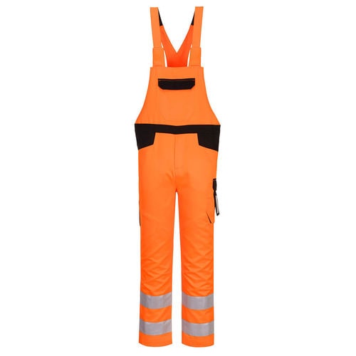 High-visibility brace overall - PW244 series - Portwest Clothing Ltd - work / UV resistant / polyester