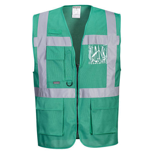 Work vest - F476 series - Portwest Clothing Ltd - polyester / unisex / green
