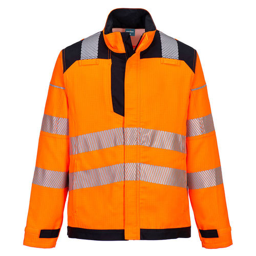 High-visibility jacket - FR722 series - Portwest Clothing Ltd - work / fire-retardant / UV resistant
