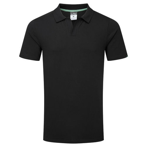 Work polo - EC210 series - Portwest Clothing Ltd - cotton / unisex / black