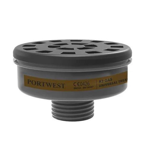Gas filter cartridge - P906 - Portwest Clothing Ltd - air / activated carbon / for filters