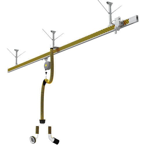 exhaust extraction system SBT PLYMOVENT for car / garage