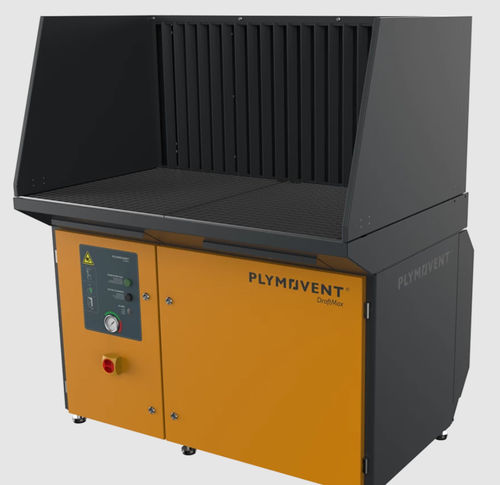 Welding downdraft table - DraftMax Ultra - PLYMOVENT - self-cleaning