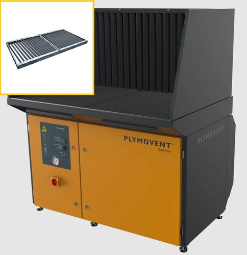 Welding downdraft table - DraftMax Ultras - PLYMOVENT - for plasma cutting / self-cleaning