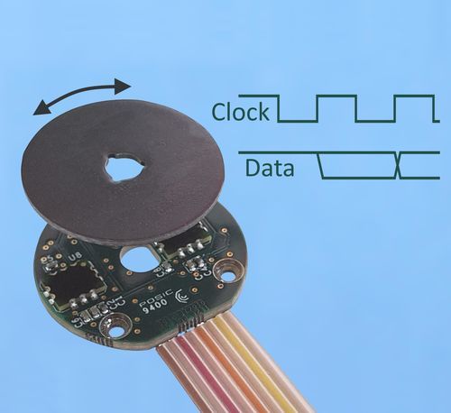 Absolute rotary encoder - AP9400C - POSIC - inductive / 23-bit / single-turn