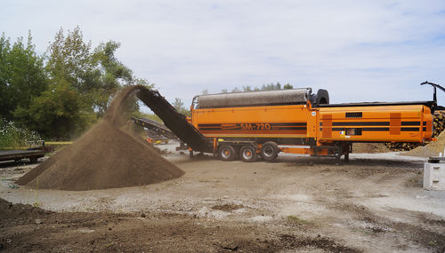 Dry screening screener - SM 720.2 SA - Doppstadt - for recycling / vibrating / drum