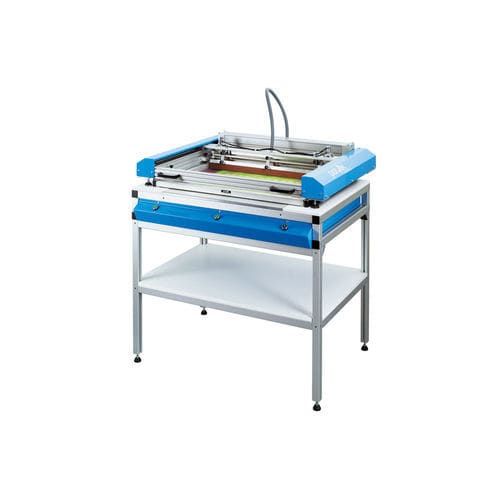 Silk-screen gluing device - AX - Polytex - semi-automatic