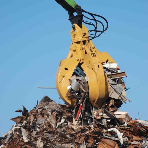 Orange peel grab - 4TSG SERIES - Builtrite Mfg - two-rope mechanical / scrap / for excavators