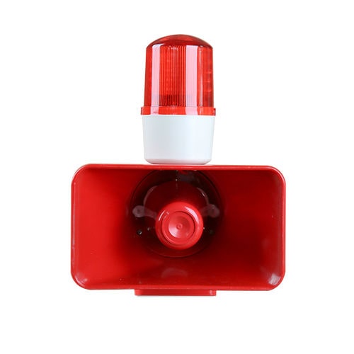 Alarm sounder with flashing beacon - BC-3B - Shanghai Nanhua Electronics Company - with LED beacon / IP65
