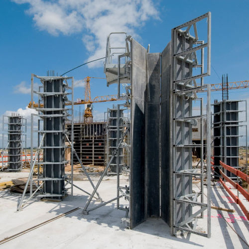 Climbing formwork - Hünnebeck GmbH - column / high