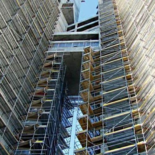 Fixed scaffolding - BOSTA® 100 - Hünnebeck GmbH - facade / modular