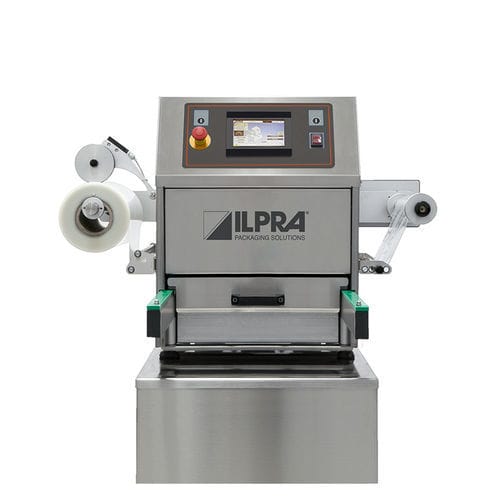 Semi-automatic tray sealing machine - FOODPACK ENERGY - Ilpra S.p.A. - linear / for the food industry / for trays