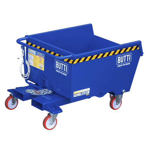 Waste tilt truck - 751RS - BUTTI - for trolleys / for forklift trucks / for stackers