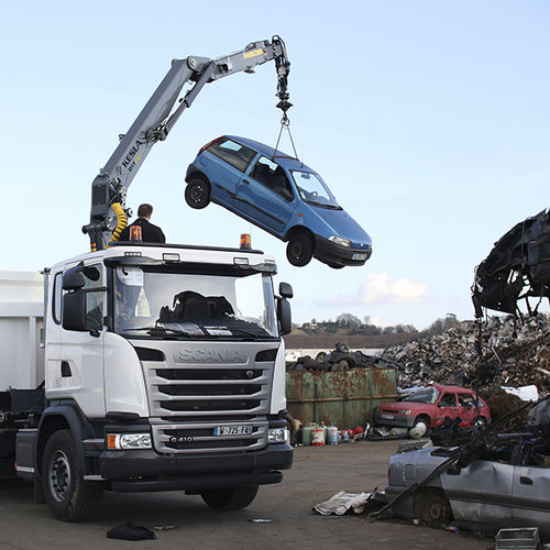 Truck-mounted crane - Z17 CITY series  - Kesla Oyj - boom / lifting / with stability control