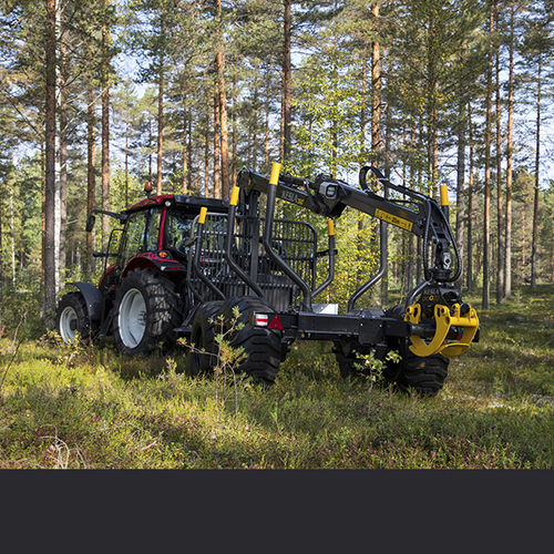 Log trailer - 104 - Kesla Oyj - tandem / towed / forestry
