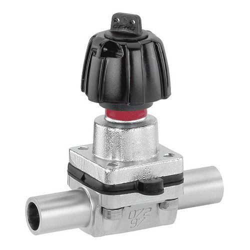 Diaphragm valve - 601 - GEMÜ Gebrüder Müller Apparatebau GmbH & Co. KG - with handwheel / threaded / tank bottom