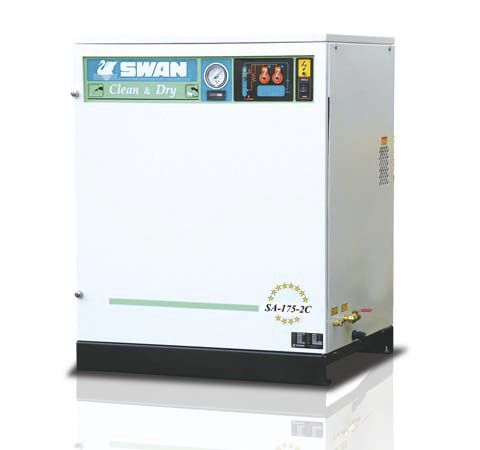 Piston compressor - DT series - SWAN AIR COMPRESSOR - air / electrically-powered / stationary