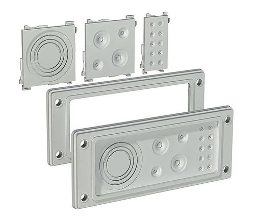 Modular cable entry system - Design-A-Flange - RAL series - Tapper Sealing Technology - IP65 / for cables