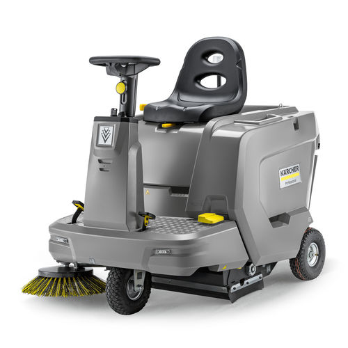 Ride-on sweeper - KM 85/50 R Bp - KÄRCHER - battery-powered / outdoor / dust