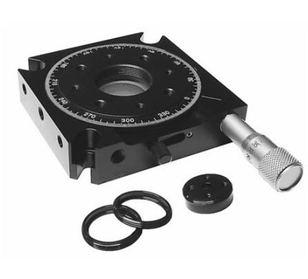 Rotary positioning stage - 860-0140 - EKSMA Optics - manual / 1-axis