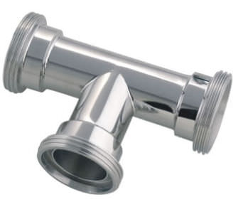 Hydraulic fitting - 420 series - Morsello Inox srl - screw-in / T-shaped / stainless steel