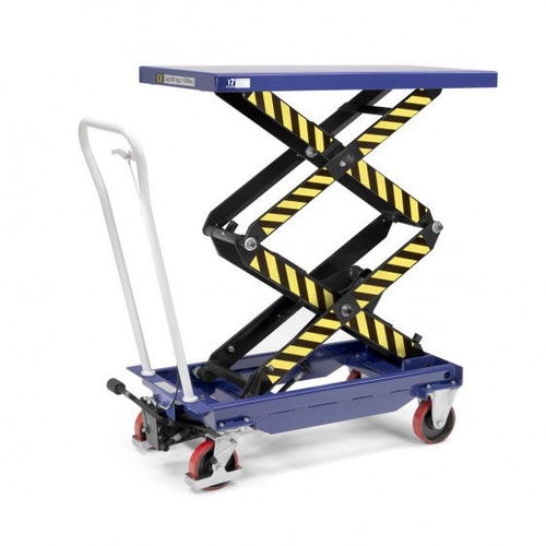 Double-scissor lift table - MSA10 series - DISSET ODISEO, S.L. - hydraulic / manual / foot-operated
