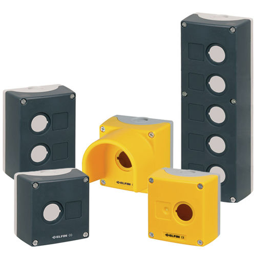 Push-button enclosure - New Elfin - wall-mount / rectangular / square