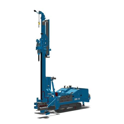 Core drilling drilling rig - SM-18 - SOILMEC S.P.A. - multifunction / micropile / crawler