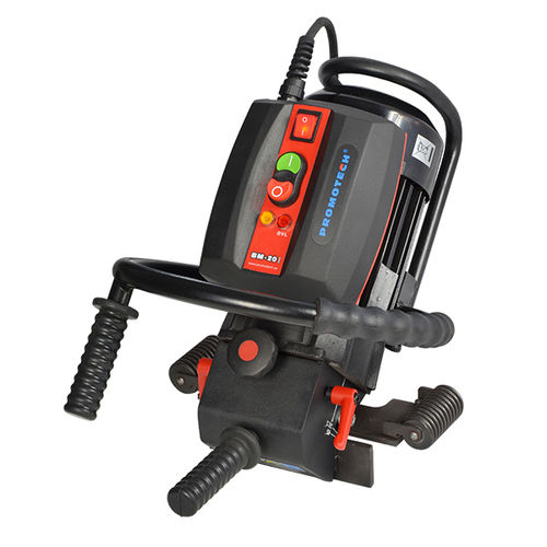 Electric chamfering machine - BM-20plus - Promotech - portable / for sheet metal / for pipe ends